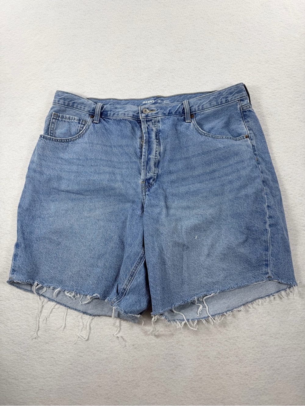 Old Navy Light Blue Denim Cutoff Shorts Sz 18 new without tags!